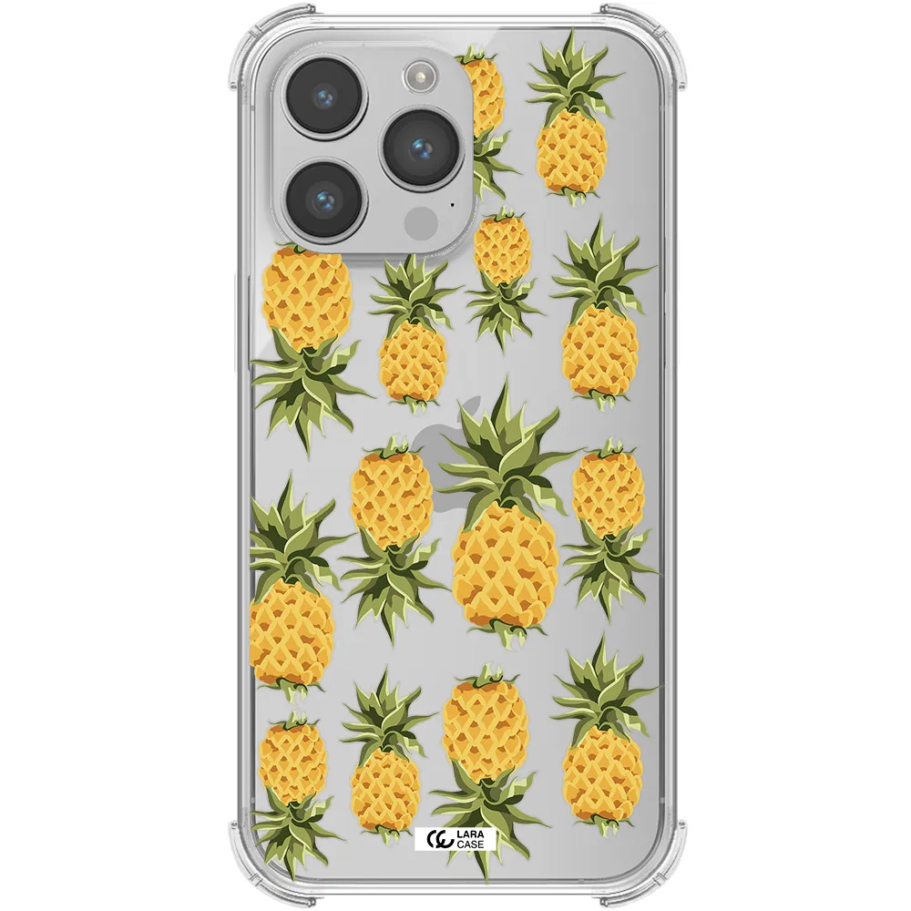Pineapples Apple iPhone 14 pro max Clear PC Case