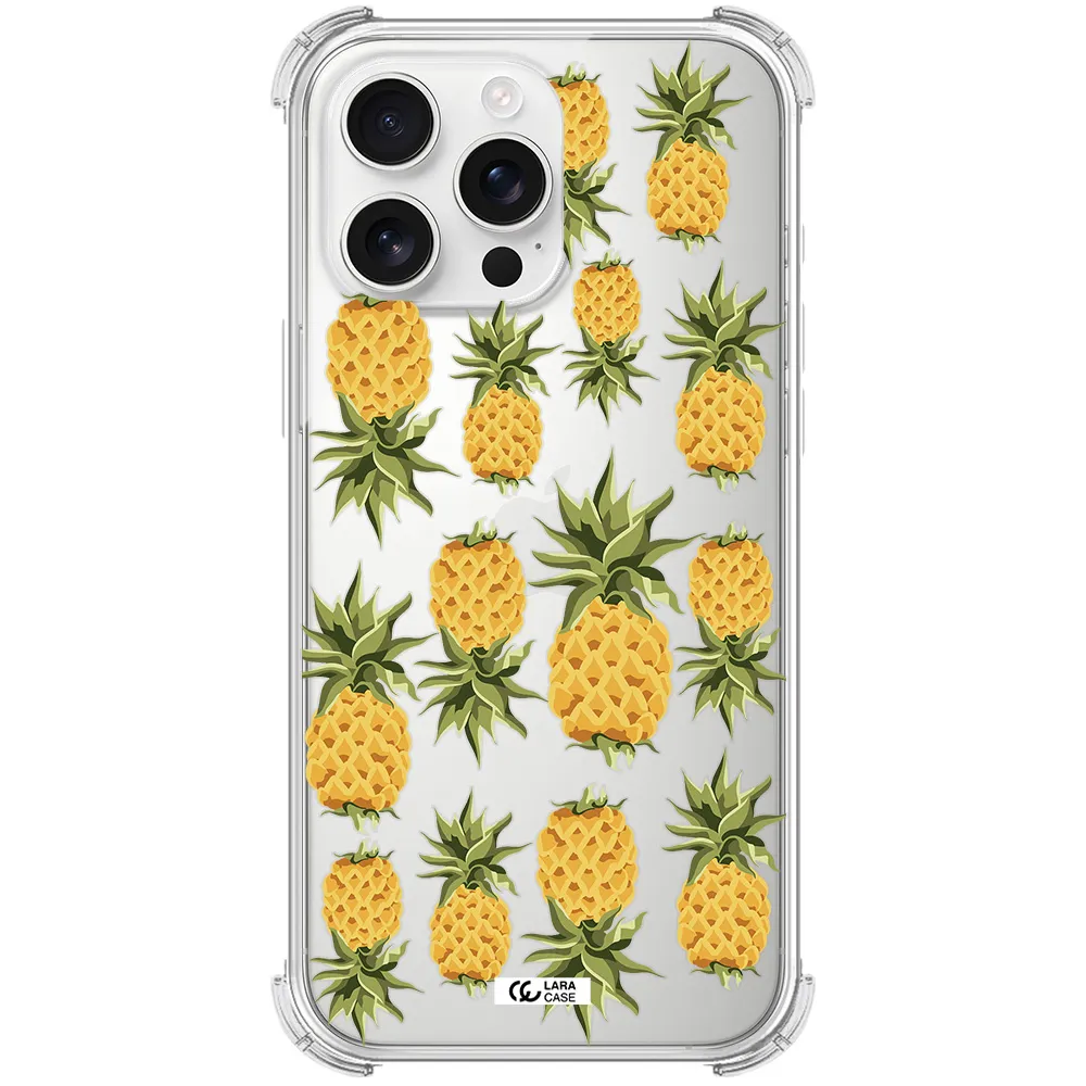 Pineapples Apple Iphone 16 Pro Max Clear Pc Case