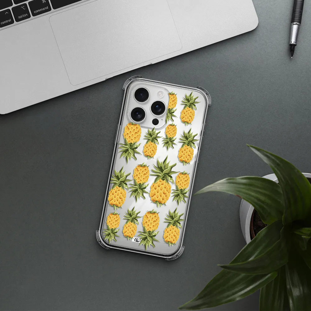 Pineapples Apple Iphone 16 Pro Max Clear Pc Case