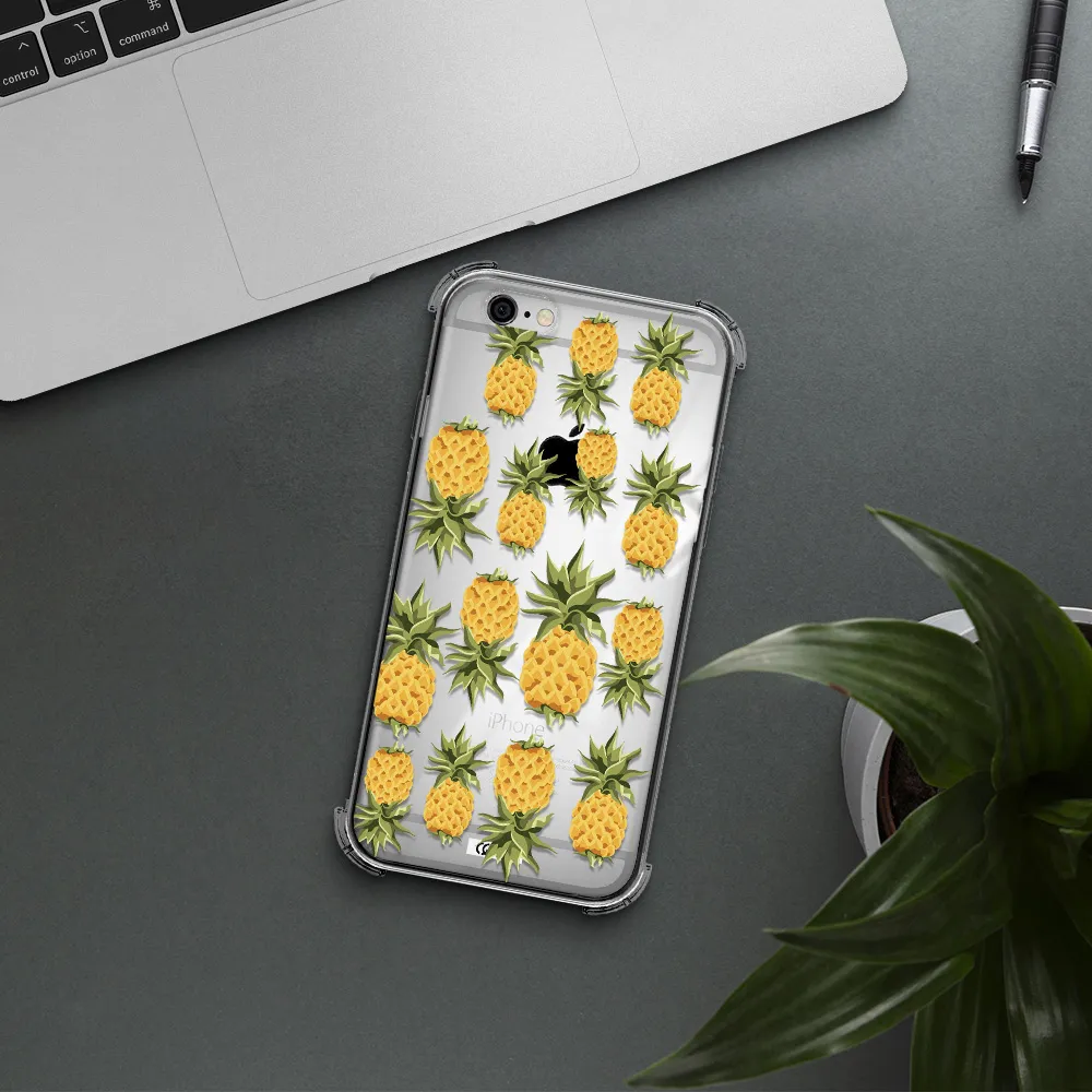Pineapples Apple iPhone 6 Clear PC Case