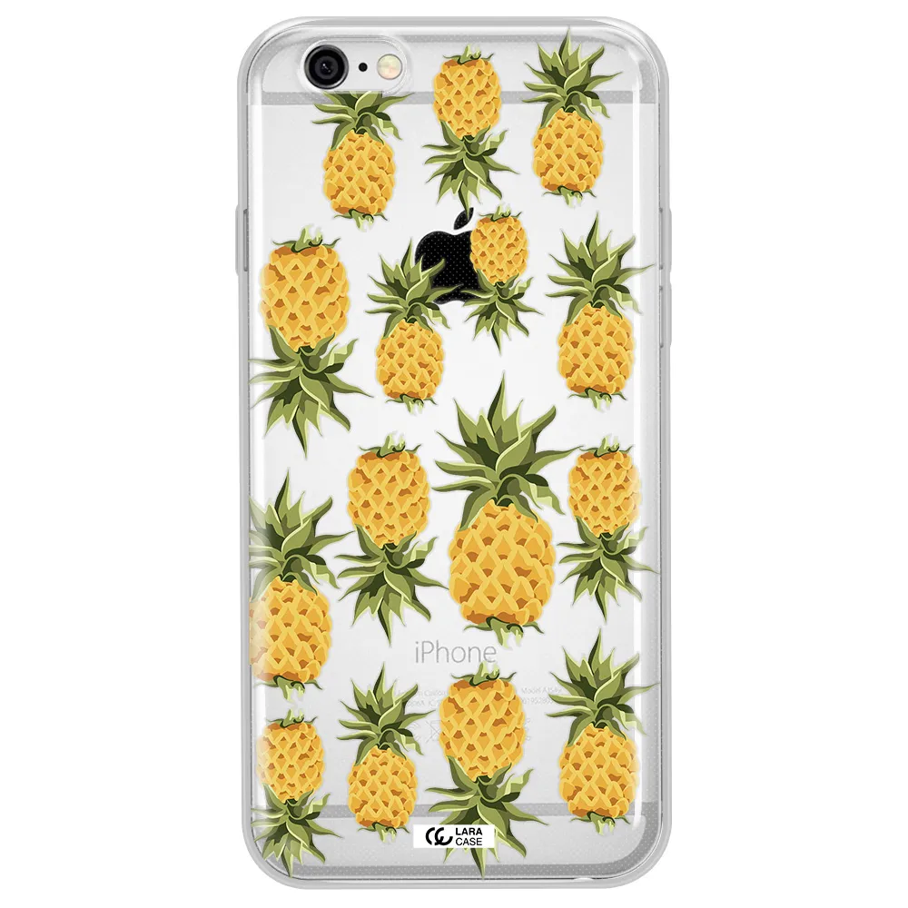 Pineapples Apple iPhone 6 plus Clear TPU Case
