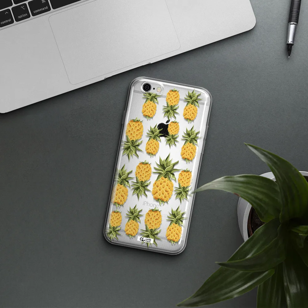 Pineapples Apple iPhone 6 plus Clear TPU Case