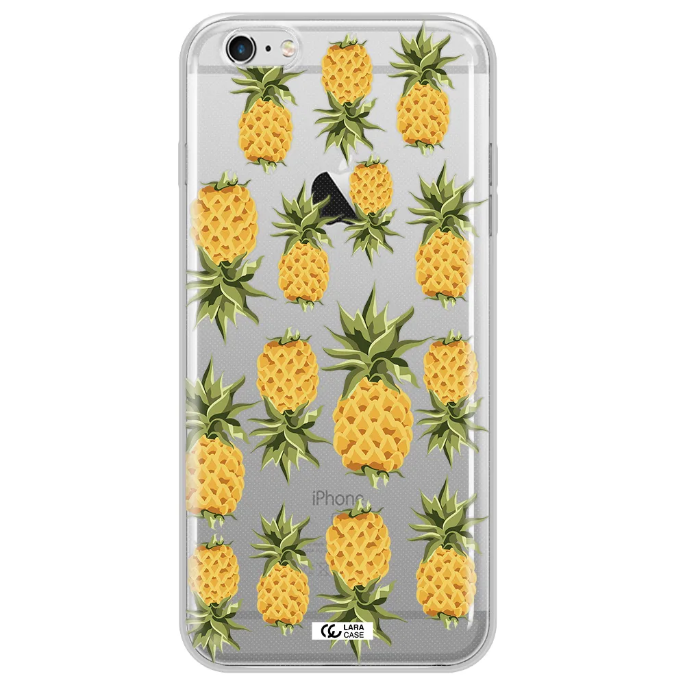 Pineapples Apple iPhone 6 s plus Clear TPU Case