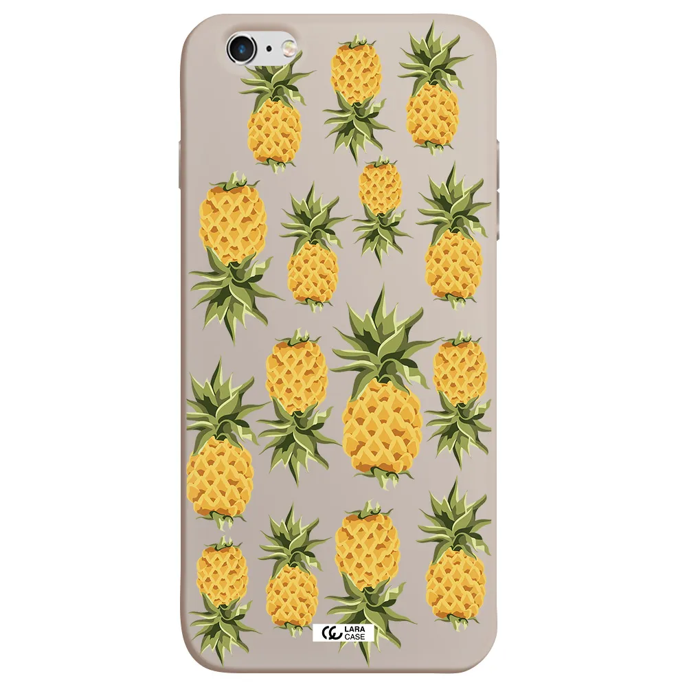 Pineapples Apple iPhone 6 s plus Silicone Stone Case