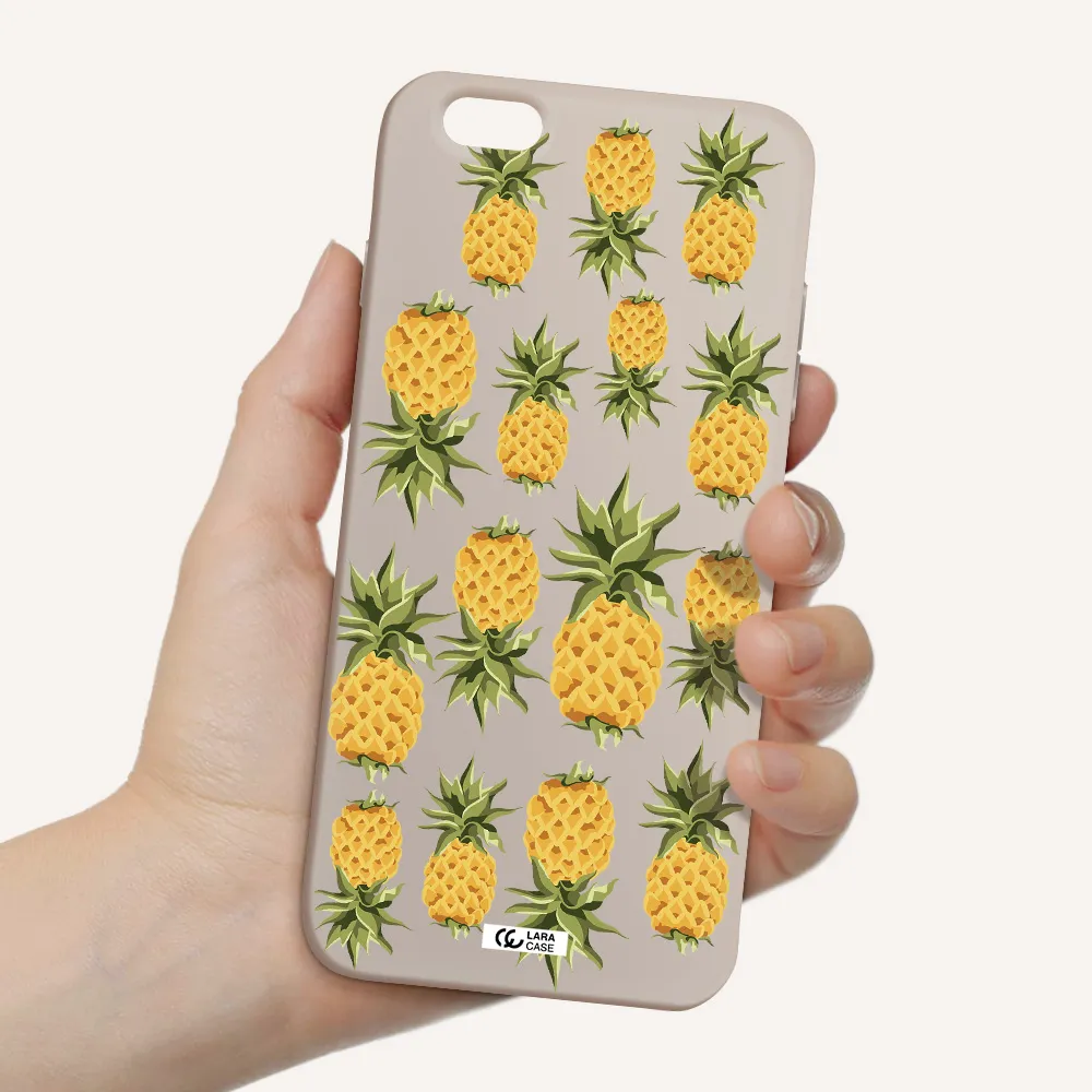 Pineapples Apple iPhone 6 s plus Silicone Stone Case
