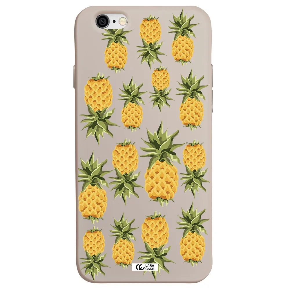 Pineapples Apple iPhone 6 Silicone Stone Case