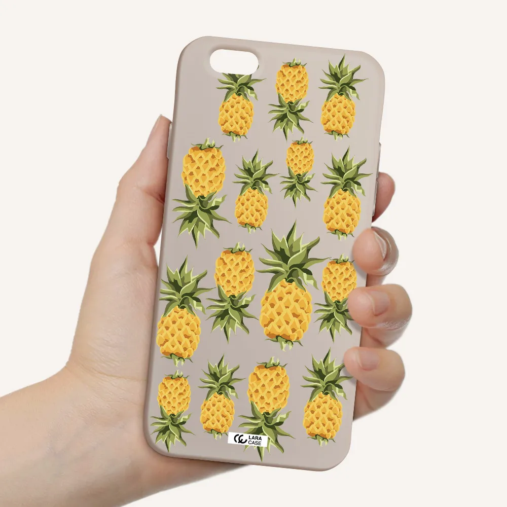 Pineapples Apple iPhone 6 Silicone Stone Case