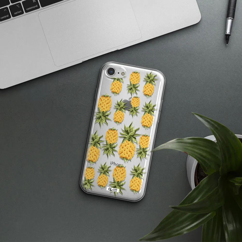 Pineapples Apple iPhone 7 Clear TPU Case