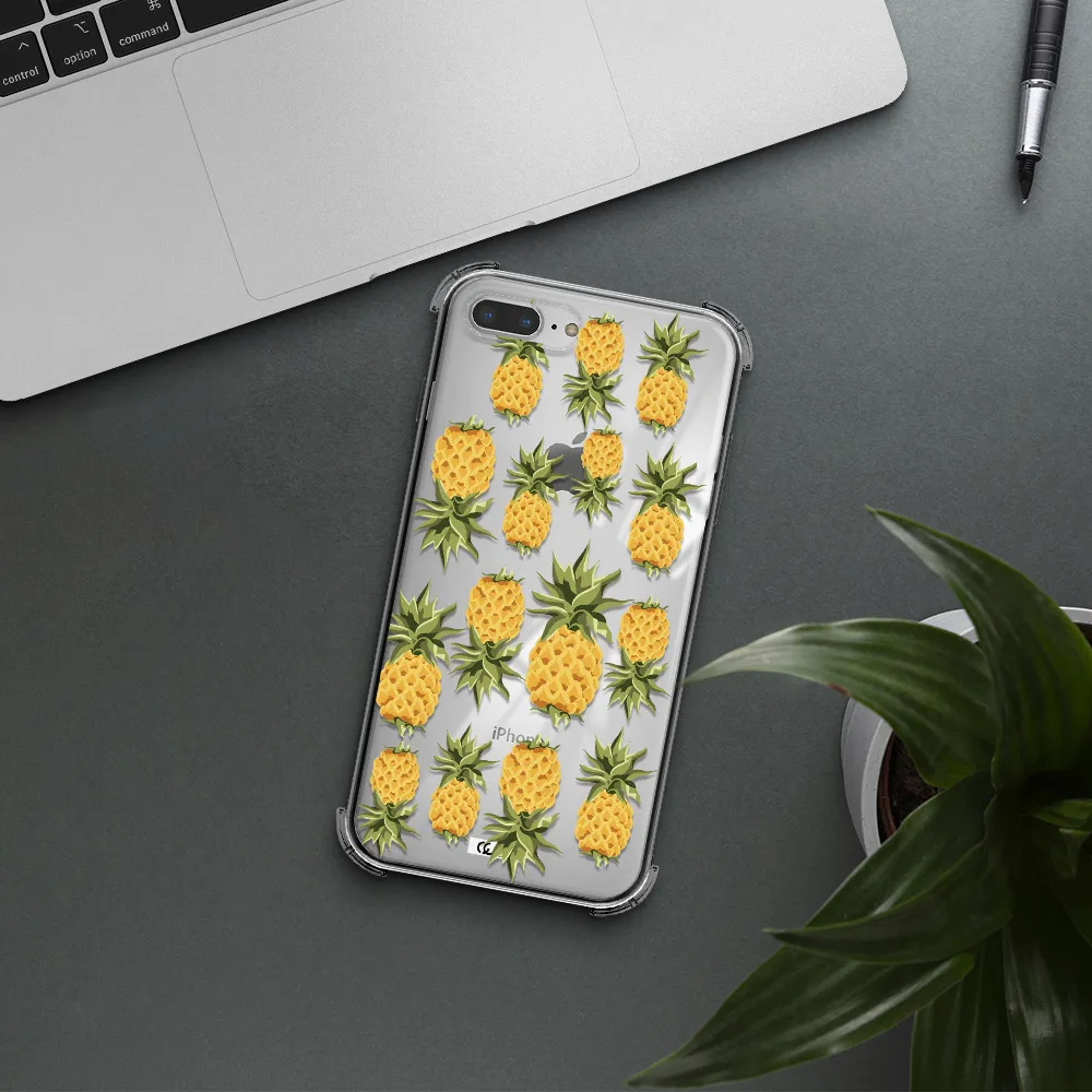 Pineapples Apple iPhone 7 plus Clear PC Case