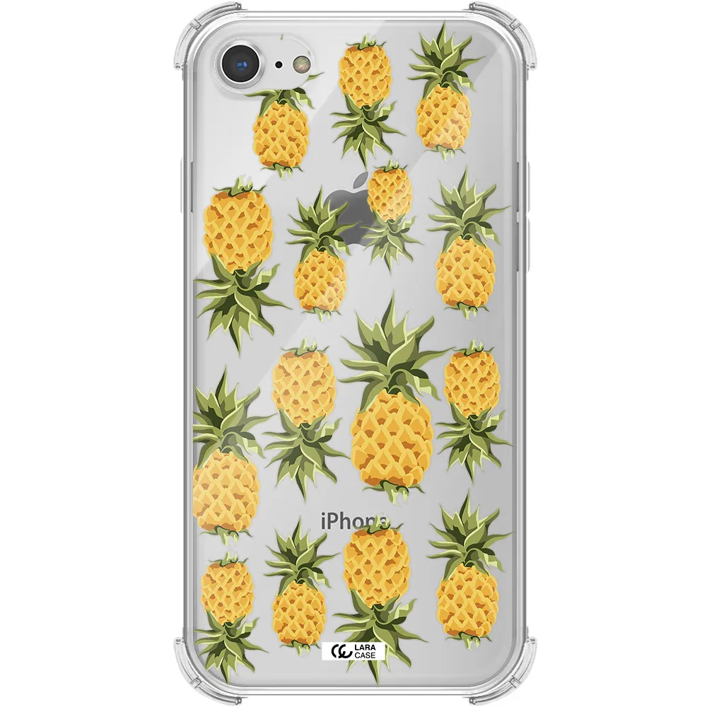 Pineapples Apple iPhone 8 Clear PC Case