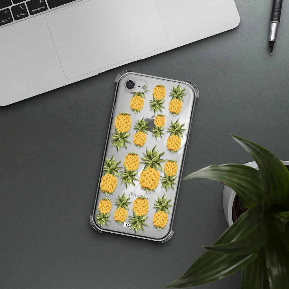 Pineapples Apple iPhone 8 Clear PC Case