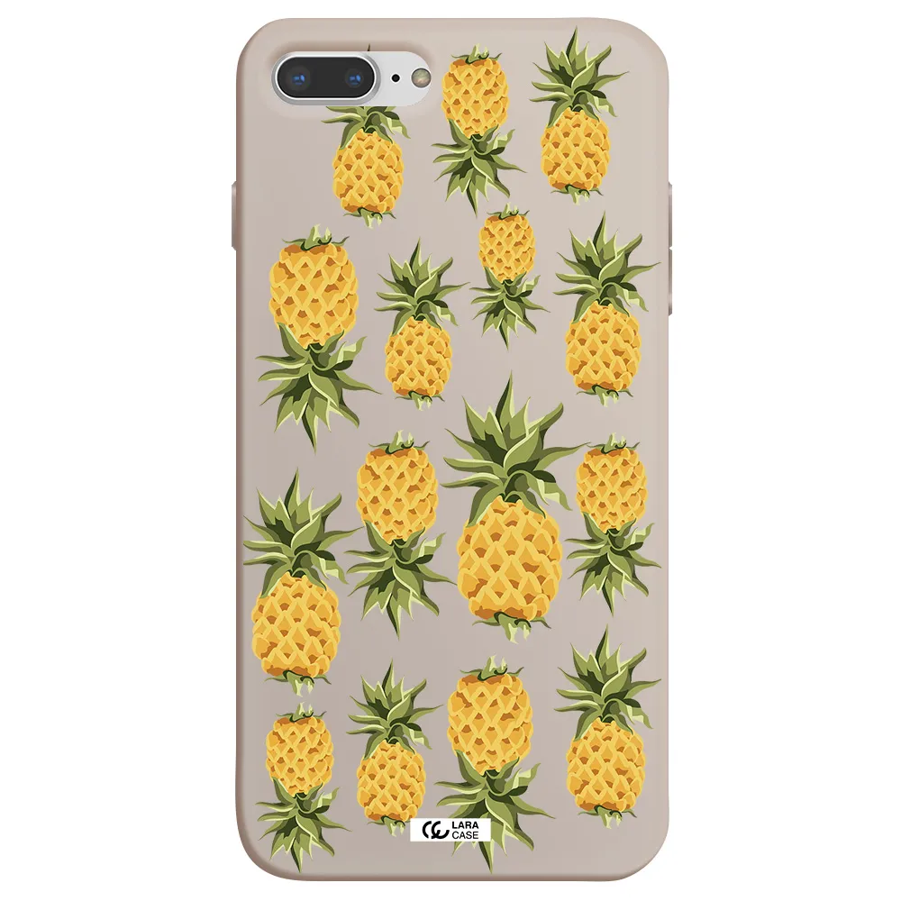 Pineapples Apple iPhone 8 plus Silicone Stone Case