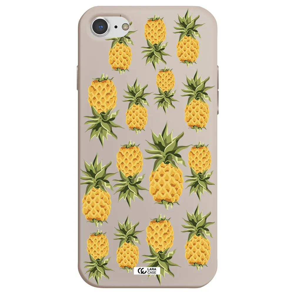 Pineapples Apple iPhone 8 Silicone Stone Case