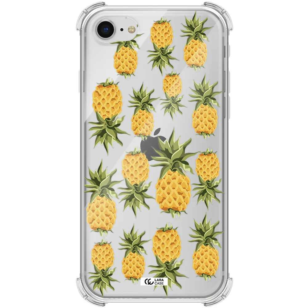 Pineapples Apple iPhone se 2020 Clear PC Case
