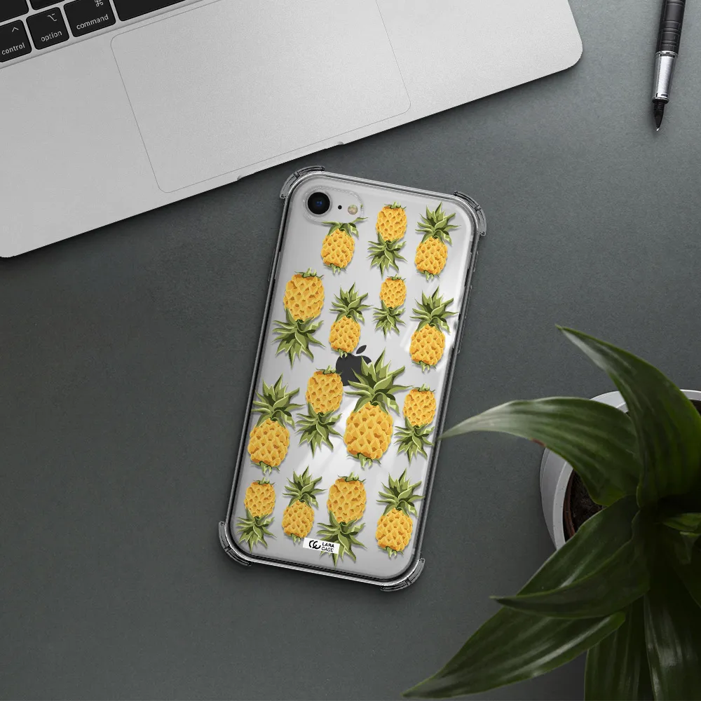 Pineapples Apple iPhone se 2020 Clear PC Case