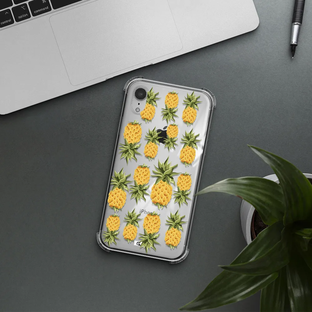 Pineapples Apple iPhone XR Clear PC Case