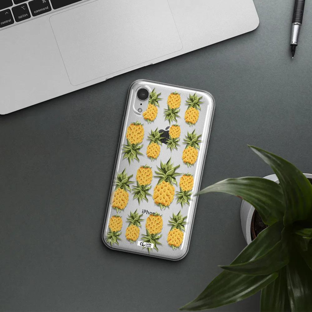 Pineapples Apple iPhone XR Clear TPU Case