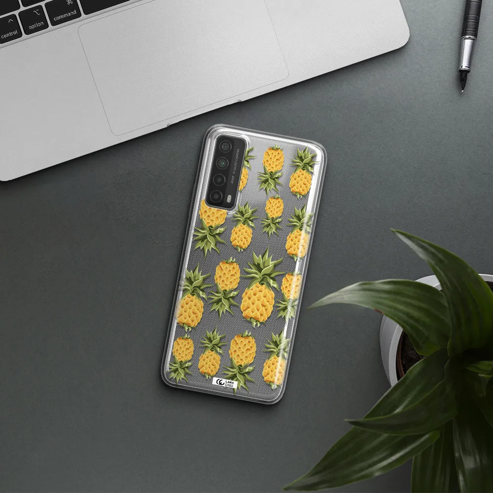 Pineapples Huawei P Smart 2021 Clear TPU Case