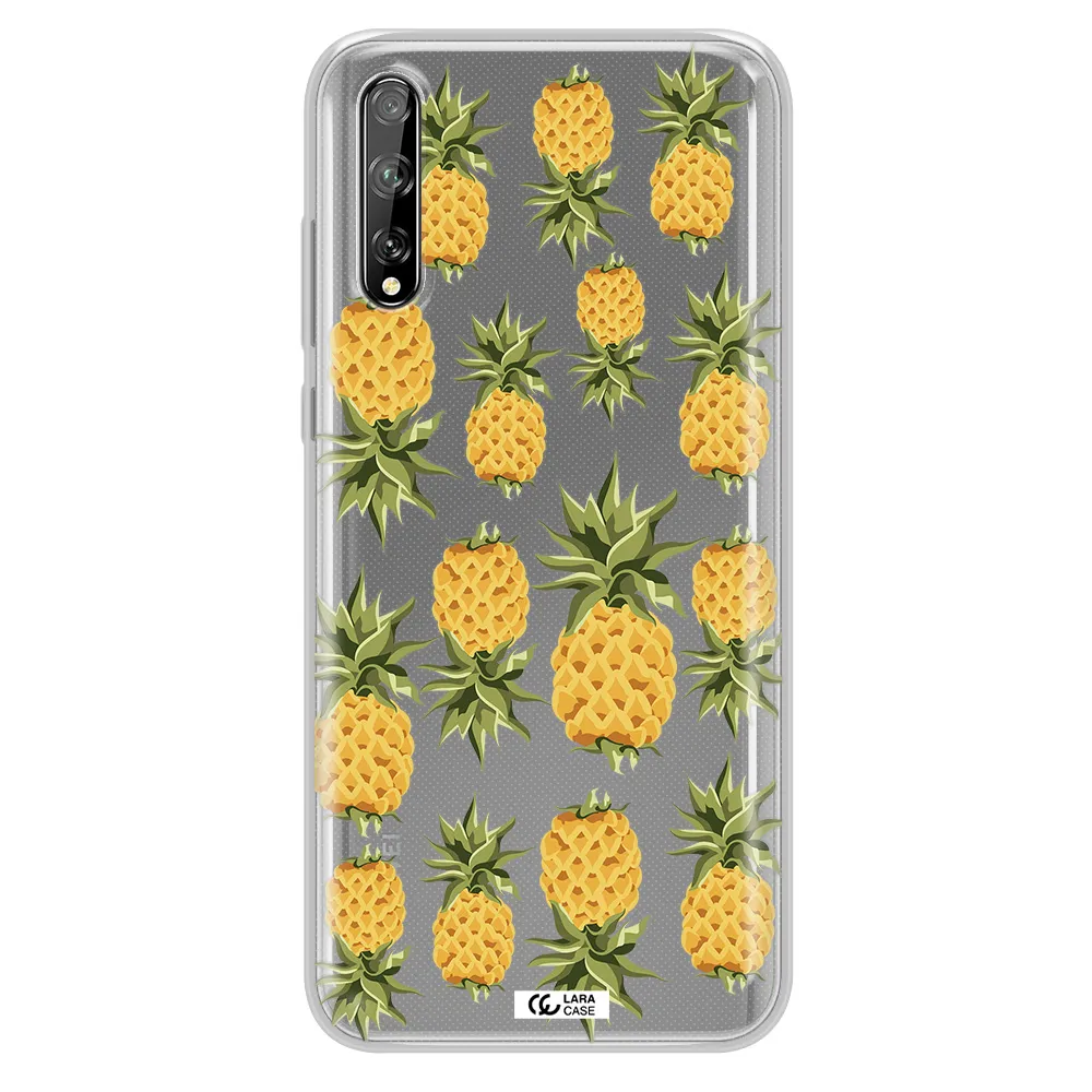 Pineapples Huawei P Smart S Clear TPU Case