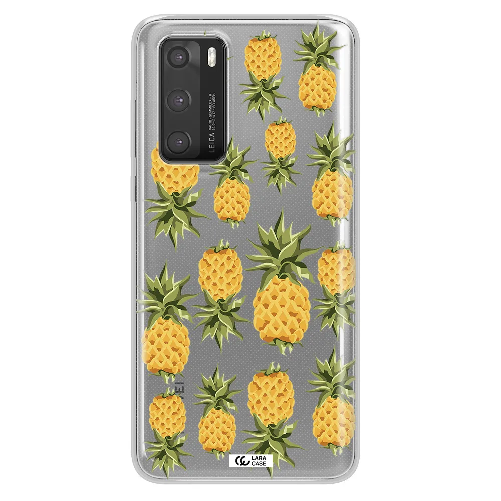 Pineapples Huawei P40 Clear TPU Case
