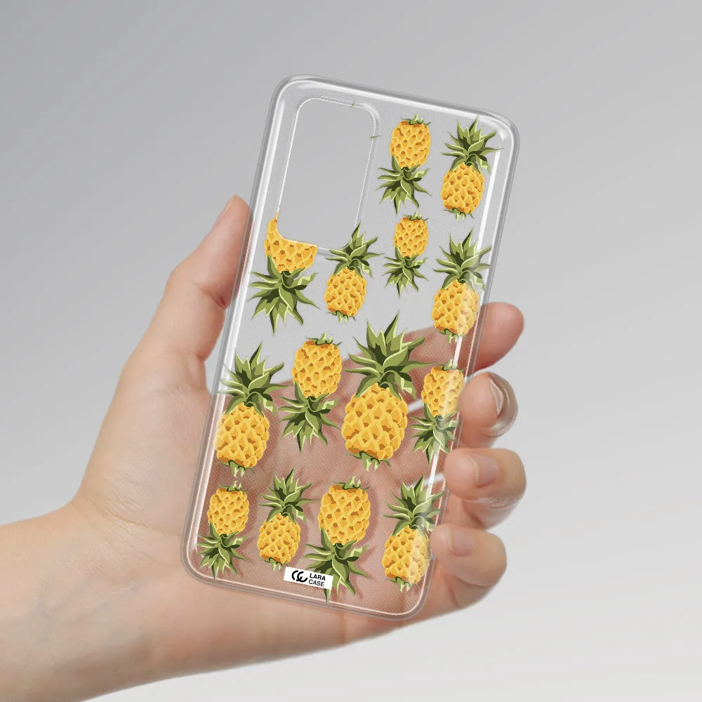 Pineapples Huawei P40 Clear TPU Case