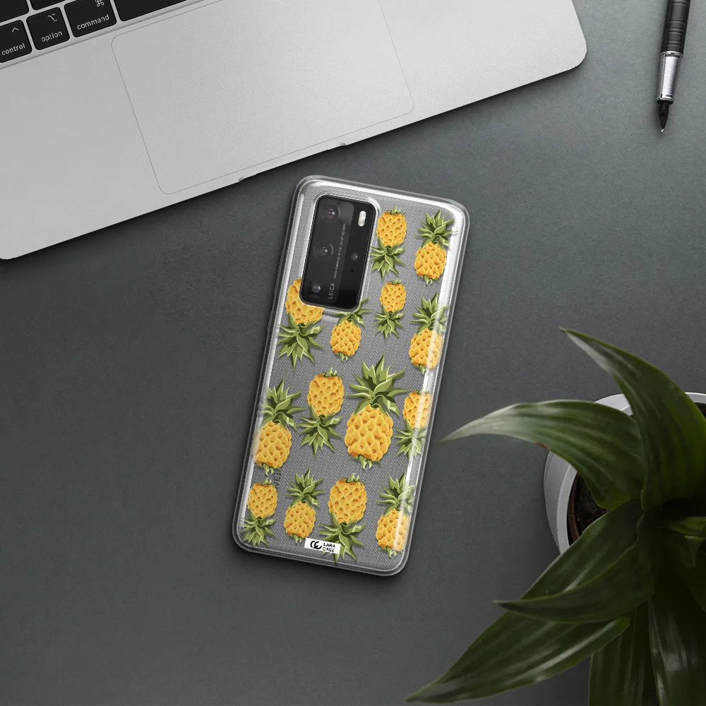 Pineapples Huawei P40 Pro Clear TPU Case