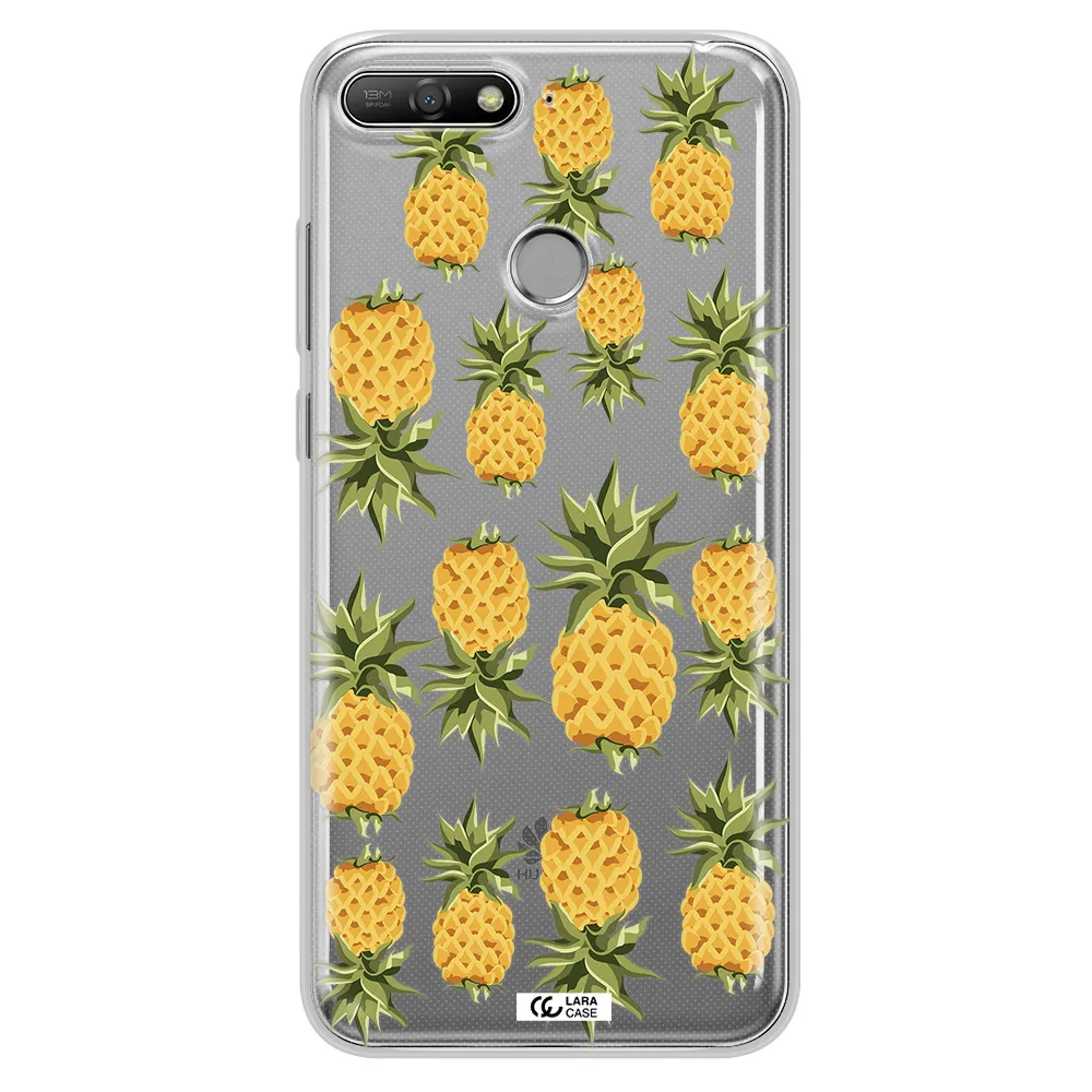 Pineapples Huawei Y6 Prime 2018 Clear TPU Case