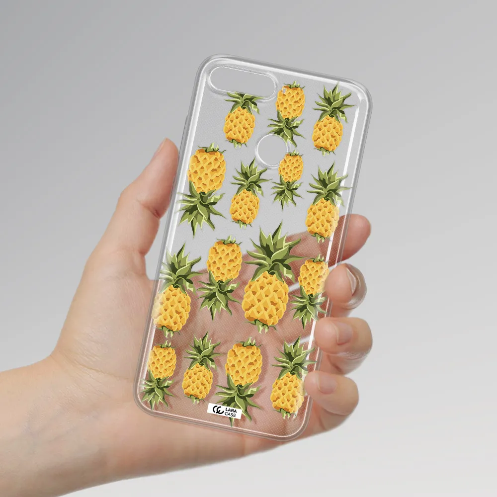 Pineapples Huawei Y6 Prime 2018 Clear TPU Case