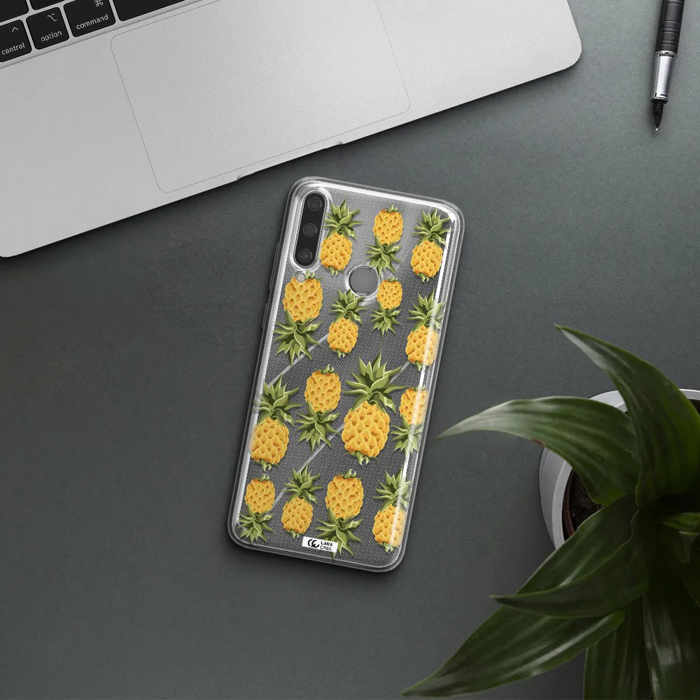 Pineapples Huawei Y6P Clear TPU Case