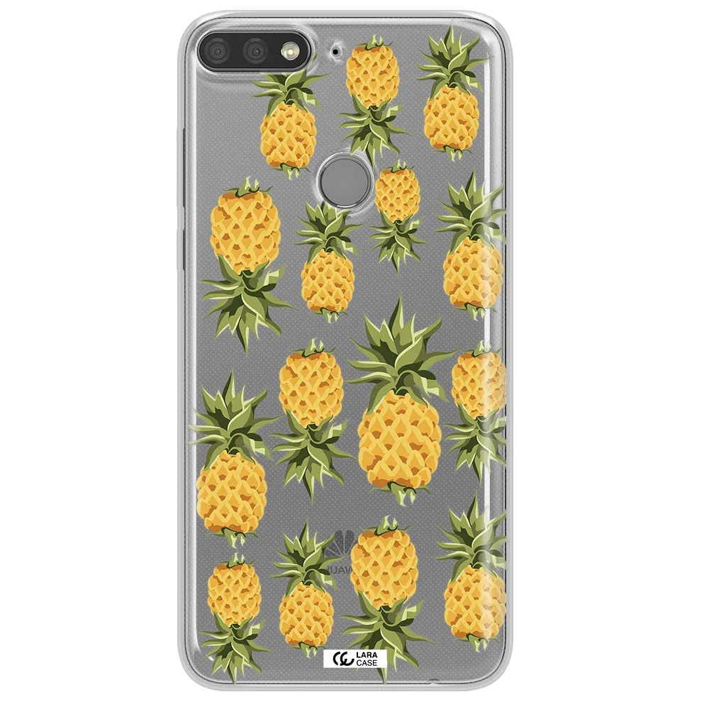 Pineapples Huawei Y7 Prime 2018 Clear TPU Case