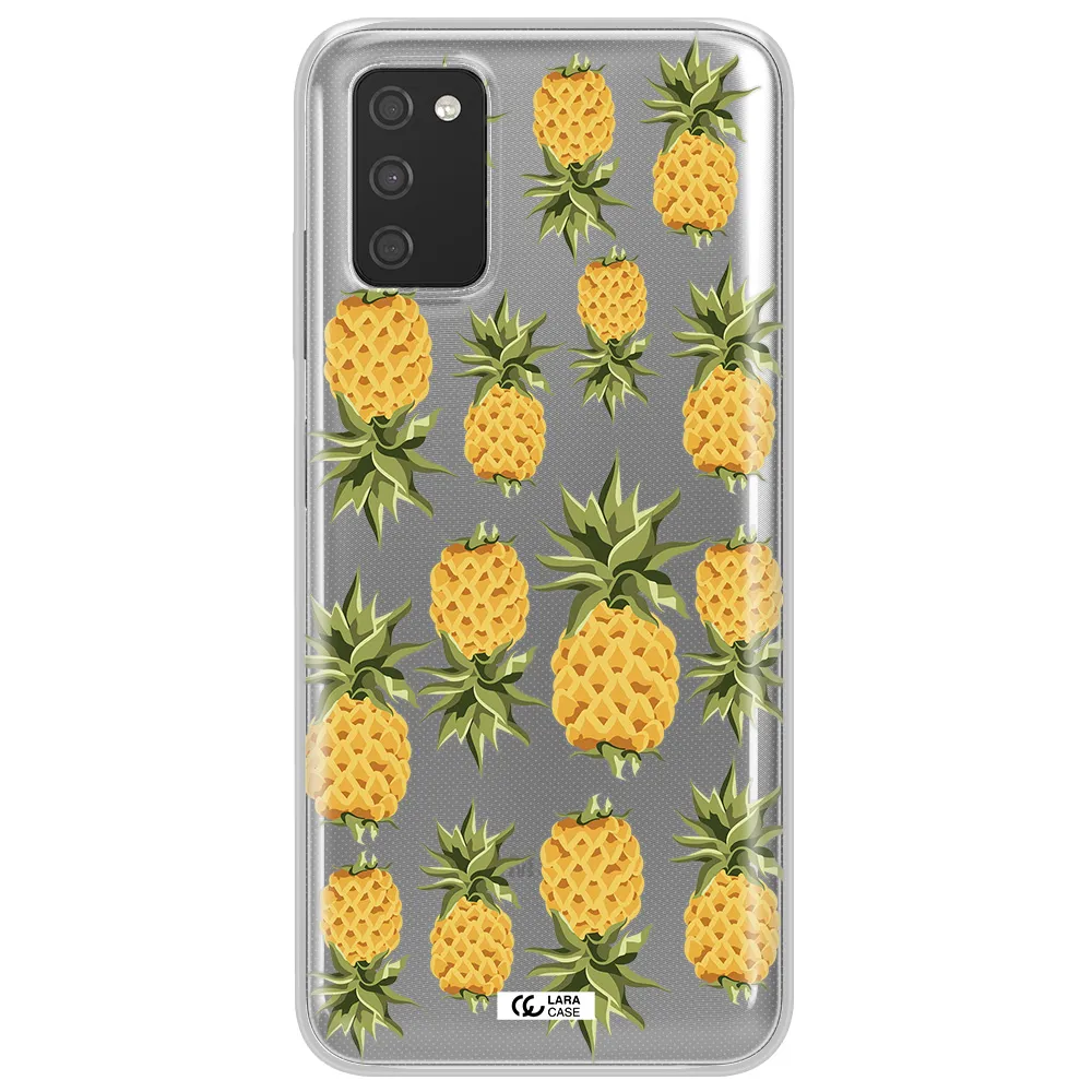 Pineapples Samsung A03S Clear TPU Case