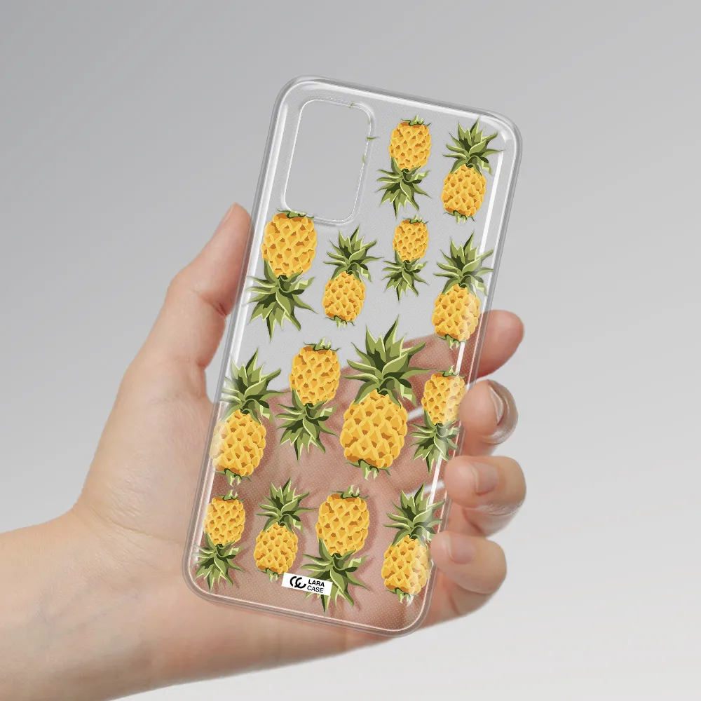 Pineapples Samsung A03S Clear TPU Case