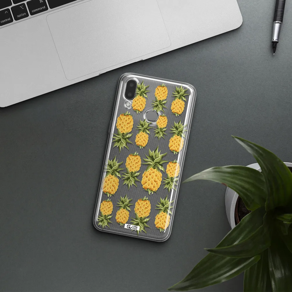 Pineapples Samsung A10S Clear TPU Case