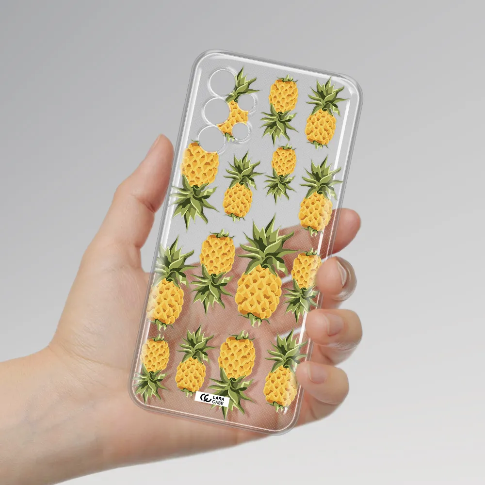 Pineapples Samsung A13 4g Clear TPU Case