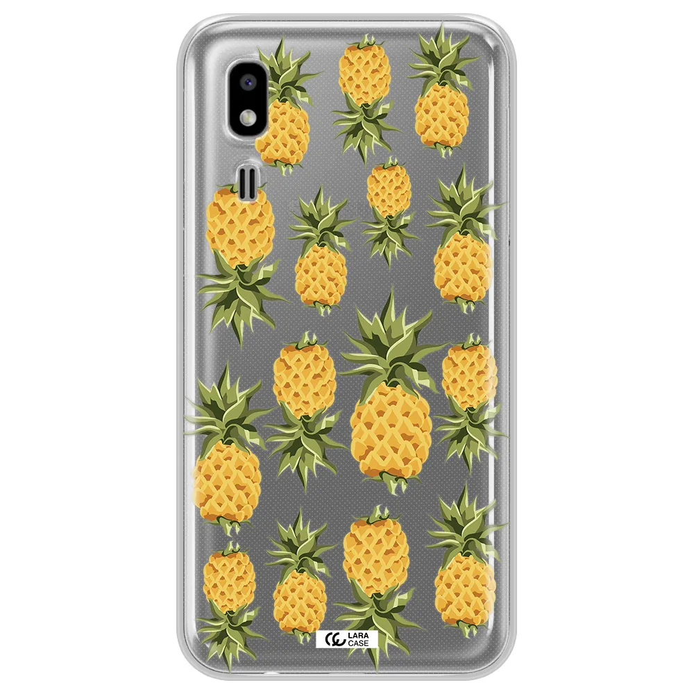 Pineapples Samsung A2 Core Clear TPU Case