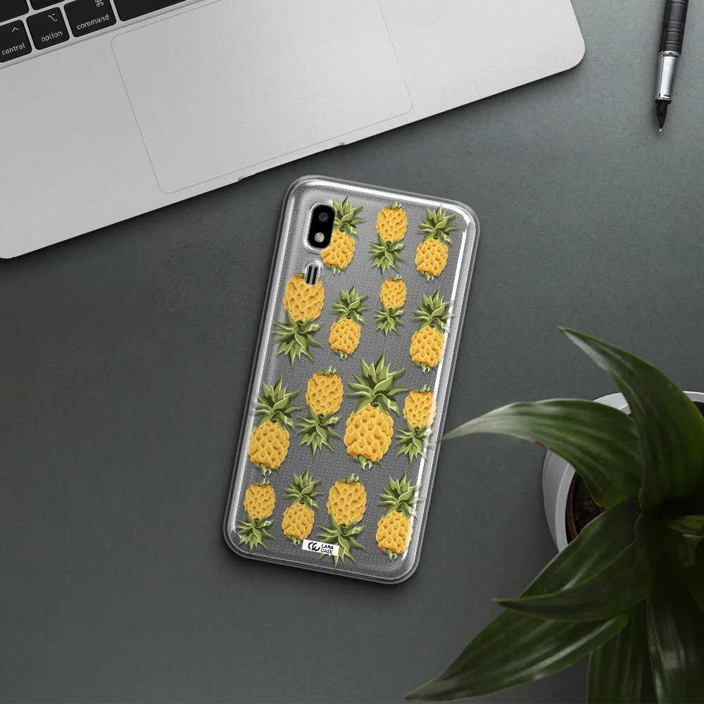 Pineapples Samsung A2 Core Clear TPU Case