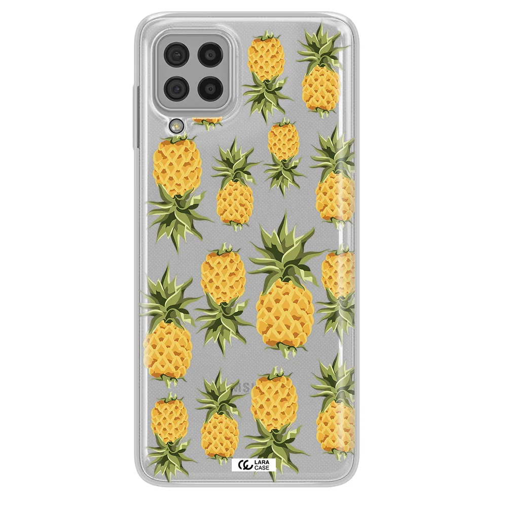 Pineapples Samsung A22 4g Clear TPU Case
