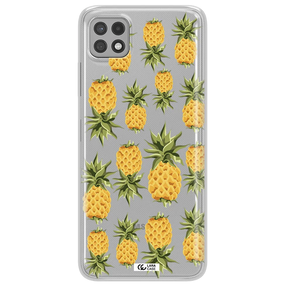 Pineapples Samsung A22 5g Clear TPU Case