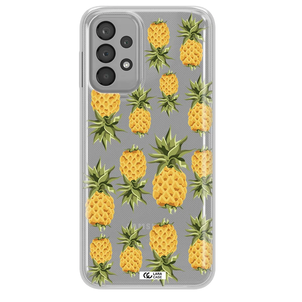 Pineapples Samsung A23 Clear TPU Case
