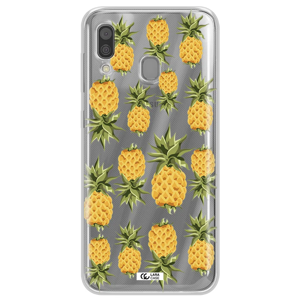 Pineapples Samsung A30 Clear TPU Case