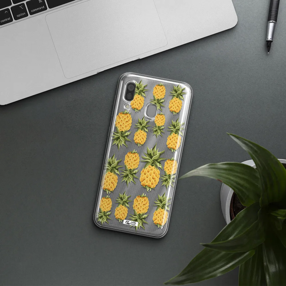 Pineapples Samsung A30 Clear TPU Case
