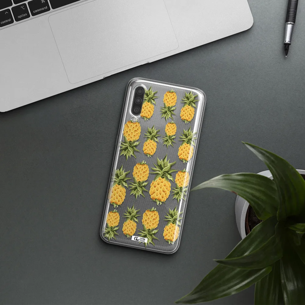 Pineapples Samsung A30S Clear TPU Case