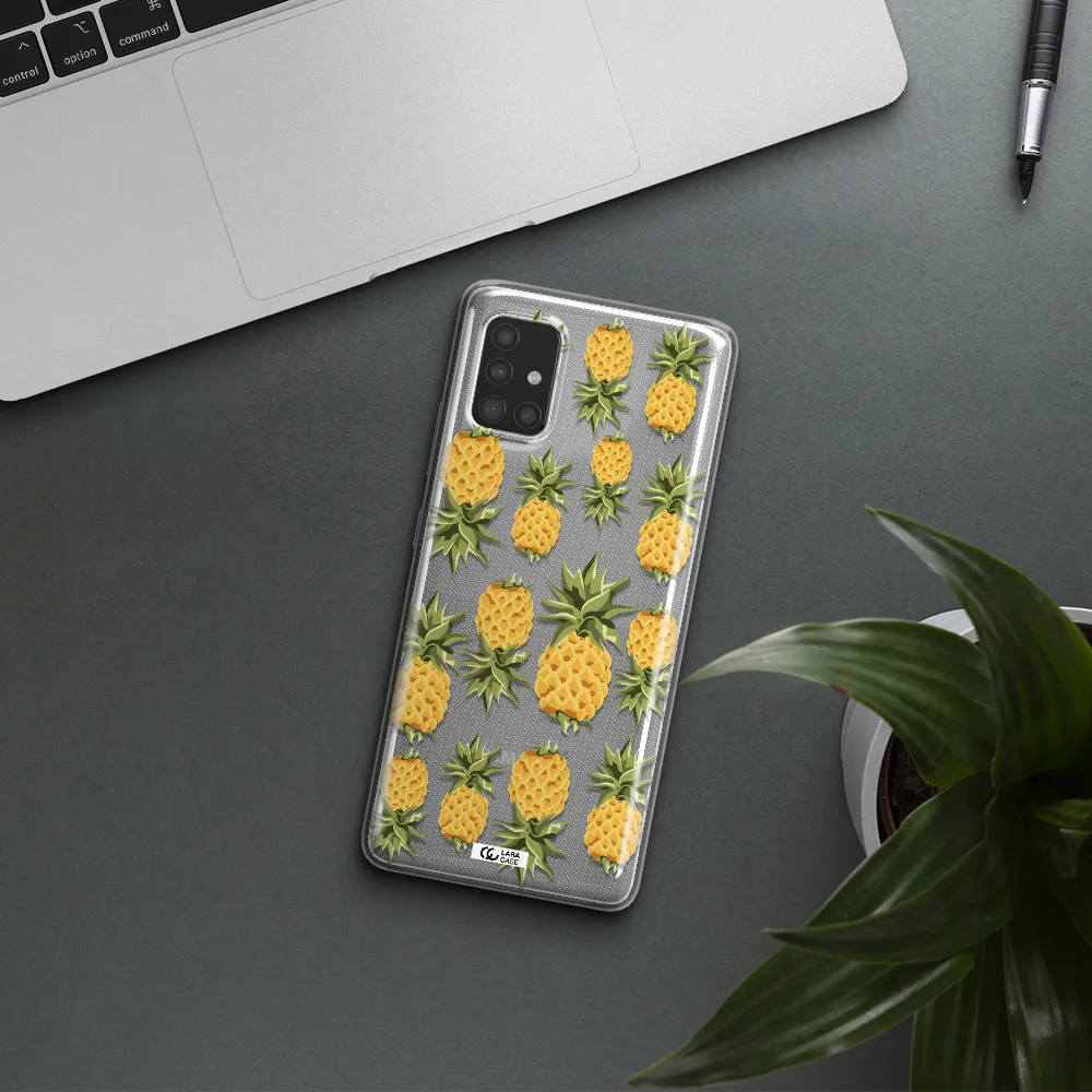 Pineapples Samsung A51 Clear TPU Case