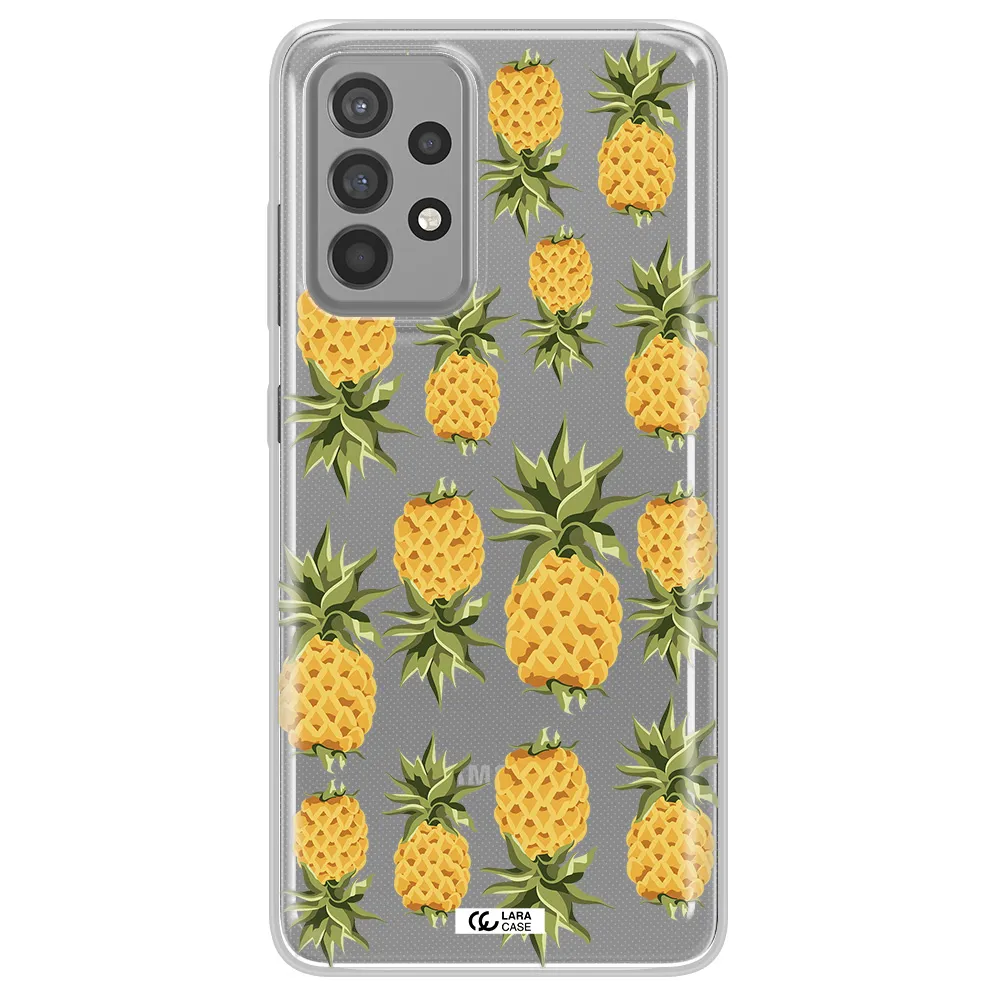 Pineapples Samsung A52 Clear TPU Case