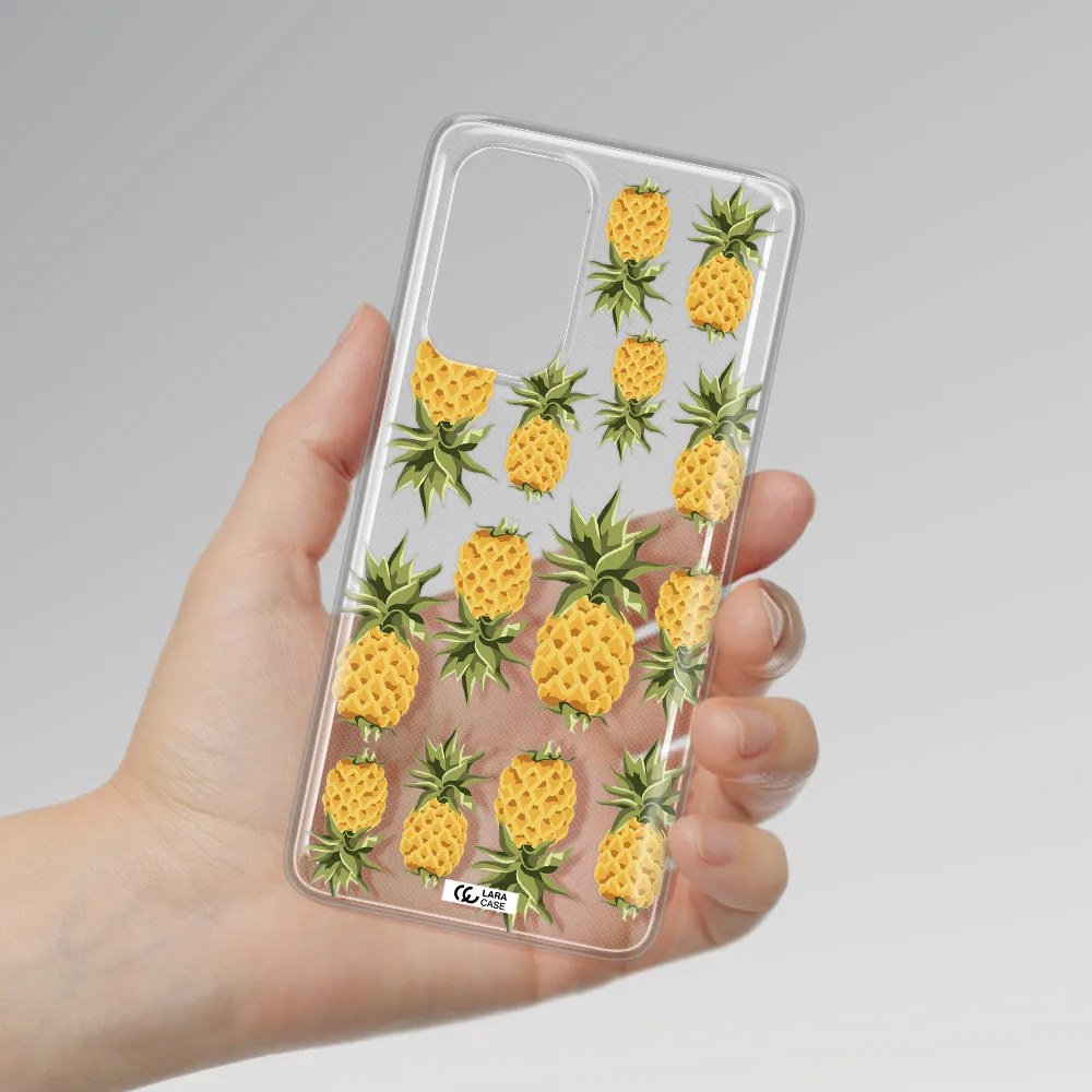 Pineapples Samsung A53 Clear TPU Case