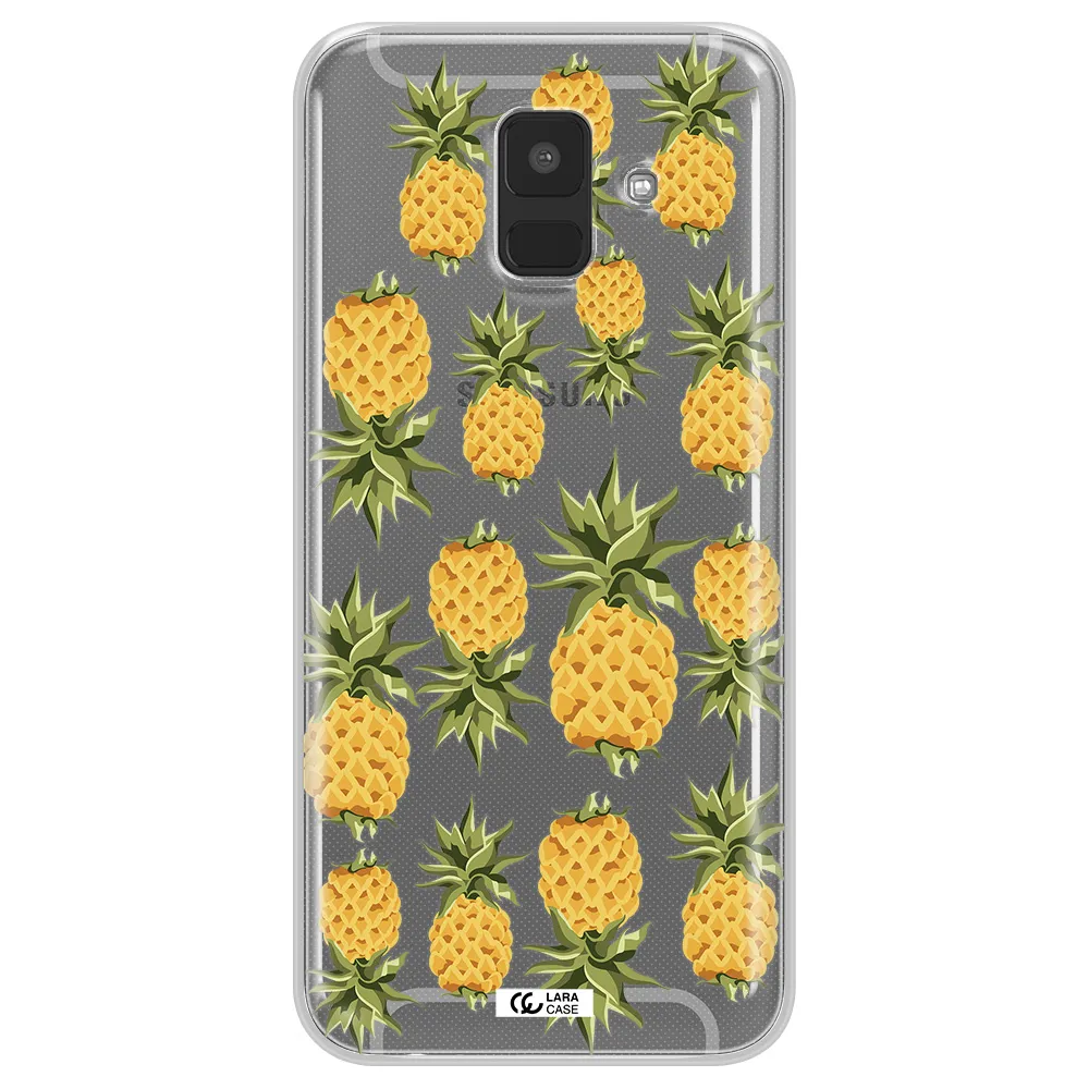 Pineapples Samsung A6 Clear TPU Case