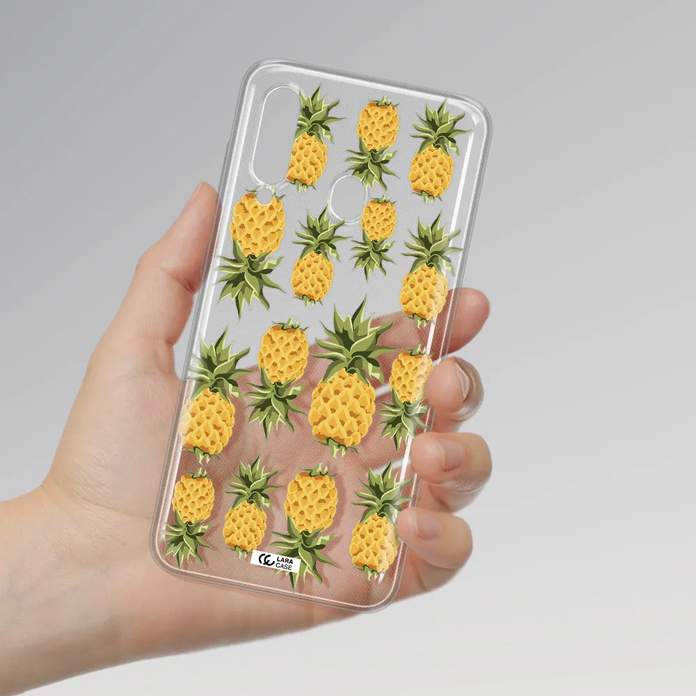 Pineapples Samsung A60 Clear TPU Case