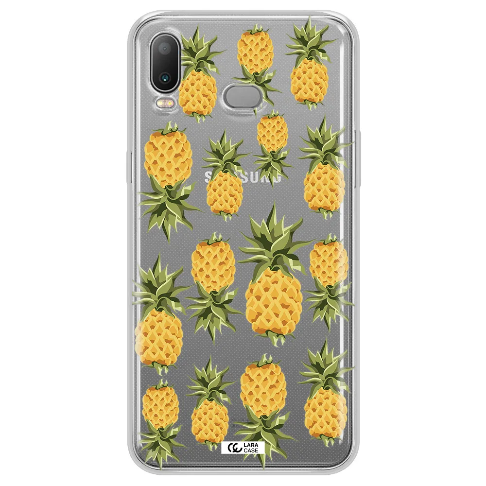 Pineapples Samsung A6S Clear TPU Case