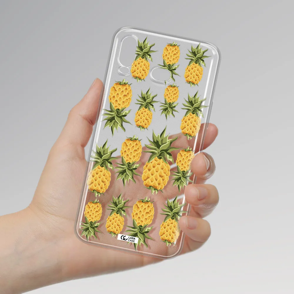 Pineapples Samsung A6S Clear TPU Case