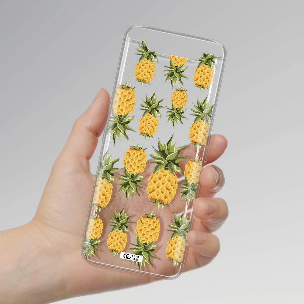 Pineapples Samsung A80 Clear TPU Case